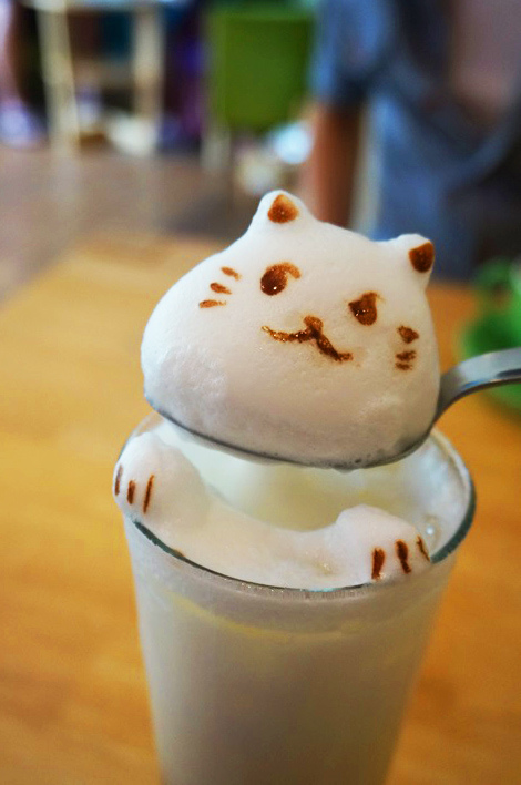 【2014台中2天1夜】超立體的貓咪拉花。貓旅行咖啡輕食館 @凱的日本食尚日記