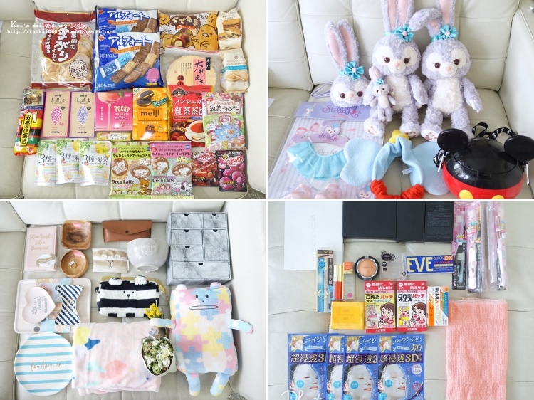 【✈2017。東京】雜貨、藥妝、服飾、零食、迪士尼、扭蛋戰利品全集 @凱的日本食尚日記
