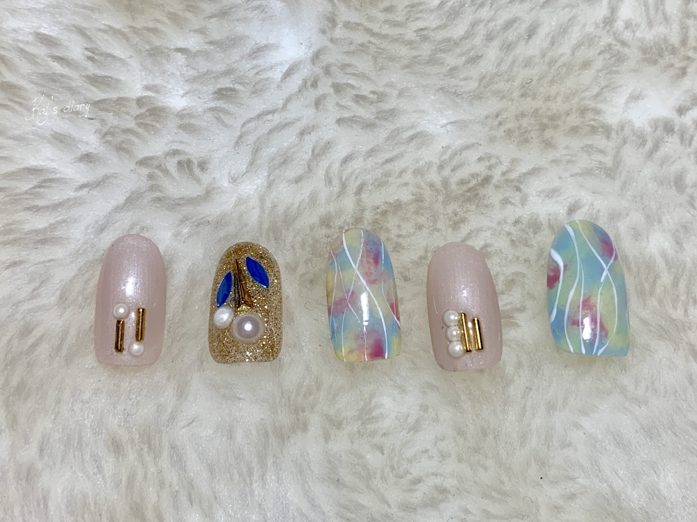 ☆【美甲＋美睫】帶著櫻桃指甲和9D開花睫毛去賞櫻。＠Amilynails ＠Twinkle Lash 美學空間