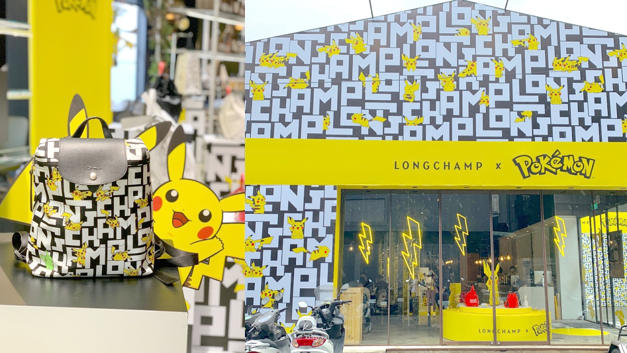 ☆【台北/中山站】寶可夢又來搶錢了！Longchamp X Pokémon快閃店犯規登場！ @凱的日本食尚日記