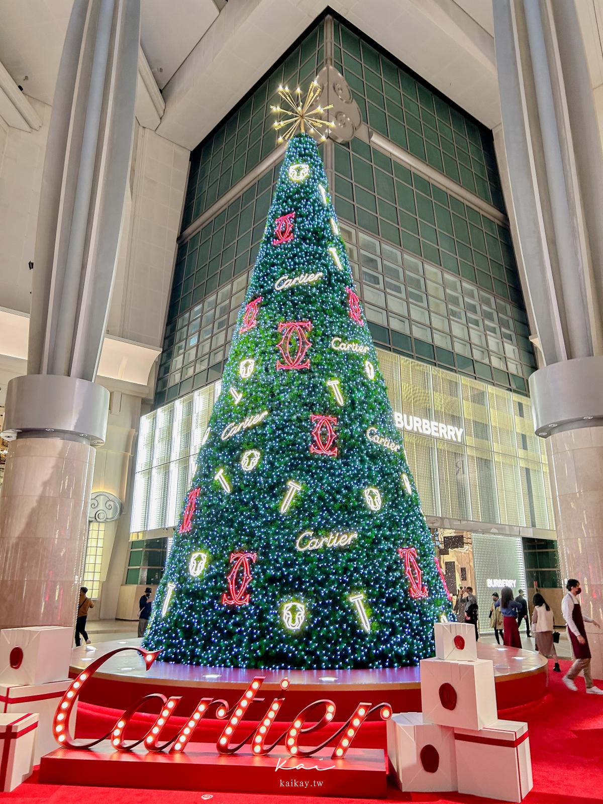 ☆【台北聖誕】101全台最美Dior聖誕樹「聖誕幸運星」、Cartier聖誕樹一起收集！2022台北101花海光廊、童話馬車現身