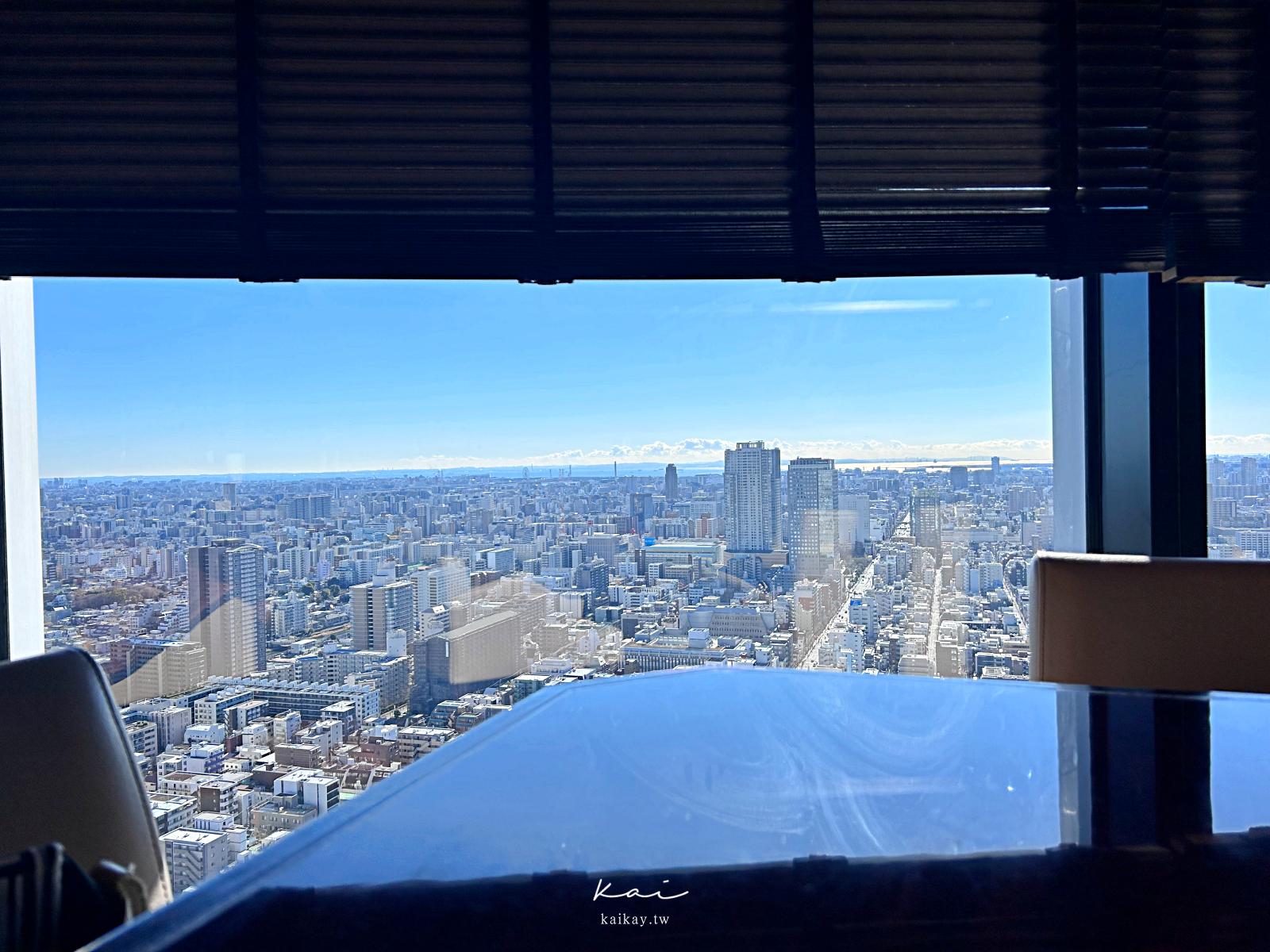 東京晴空塔敘敘苑30樓高空景觀。午間套餐划算到嚇死你！