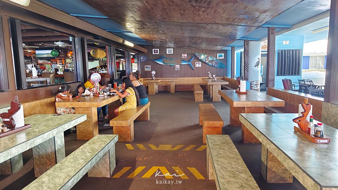【關島美食】無敵海景搭配美式大漢堡。傑夫海盜餐廳 Jeff’s Pirates Cove