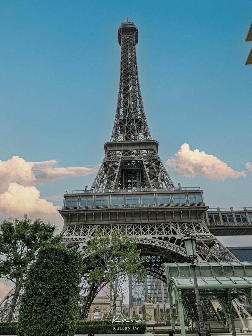 澳門巴黎人超熱門推薦網美景點！巴黎艾菲爾鐵塔7樓、37樓觀景台攻略