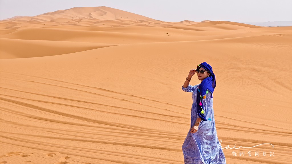 摩洛哥梅如卡撒哈拉沙漠騎駱駝、飆沙。尋找三毛筆下的「撒哈拉之心」