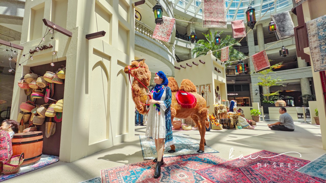 貴婦百貨BELLAVITA「寶麗奇幻沙漠」七大拍攝重點區！整個摩洛哥老城市集都搬進百貨裡，連駱駝都重現！