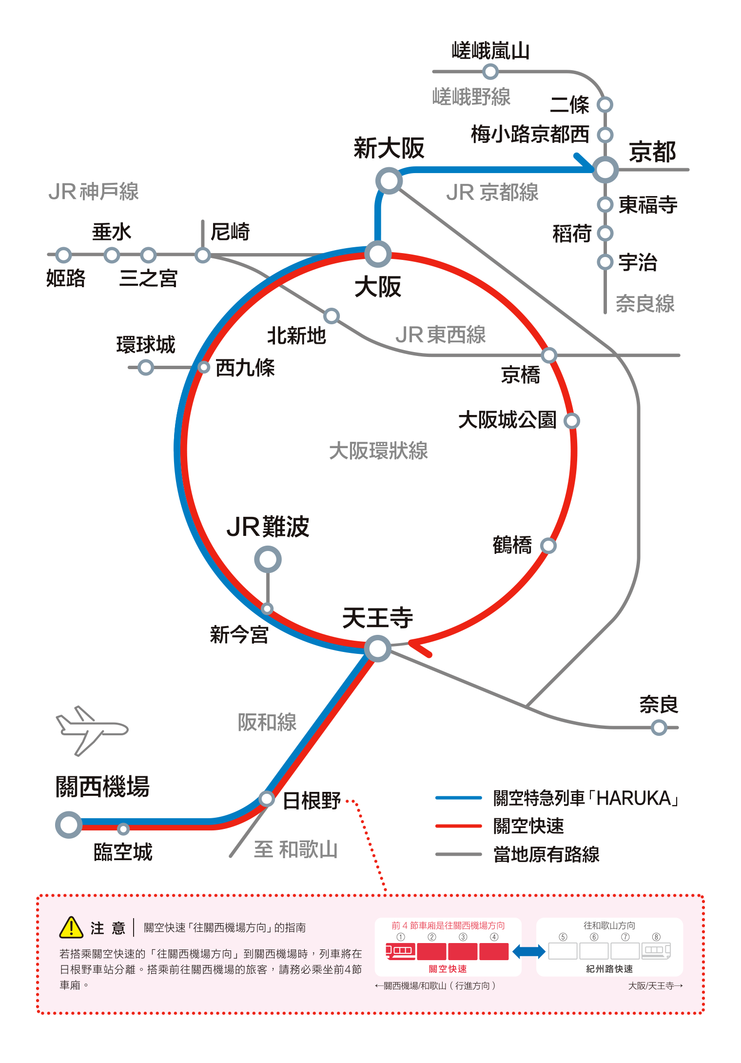 2024最齊全關西機場交通懶人包。到大阪、難波、京都、神戶要搭什麼車？4大交通方法，選出你最適合最快速的（ 南海電鐵 vs. JR HARUKA、關空快速 vs. 利木津巴士 vs. 海上高速船）