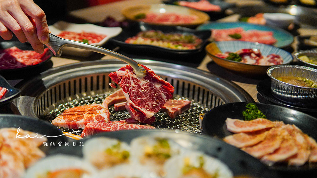 羊角燒肉文心店。日本A5和牛「厚切」吃到飽！根本台中最強燒肉 @凱的日本食尚日記