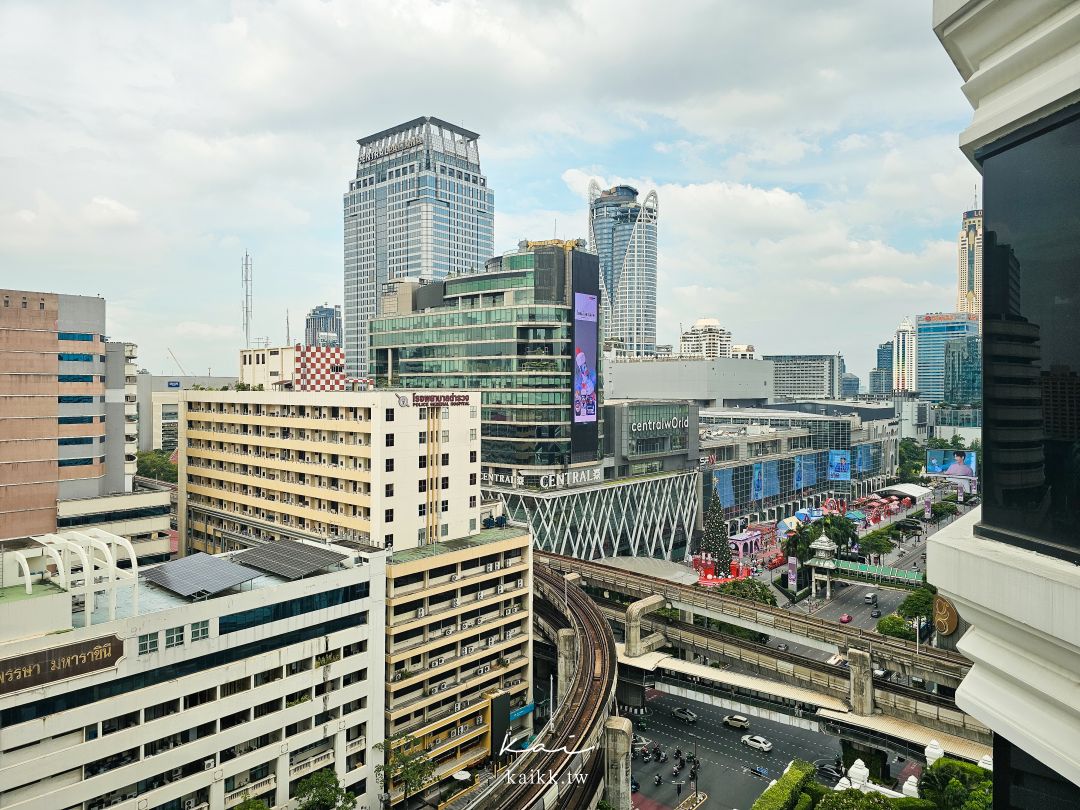 曼谷Chit Lom五星級飯店推薦！Grand Hyatt Erawan Bangkok曼谷四面神君悅酒店，市中心蛋黃區拜四面佛、Central world、Big C超市五分鐘就到