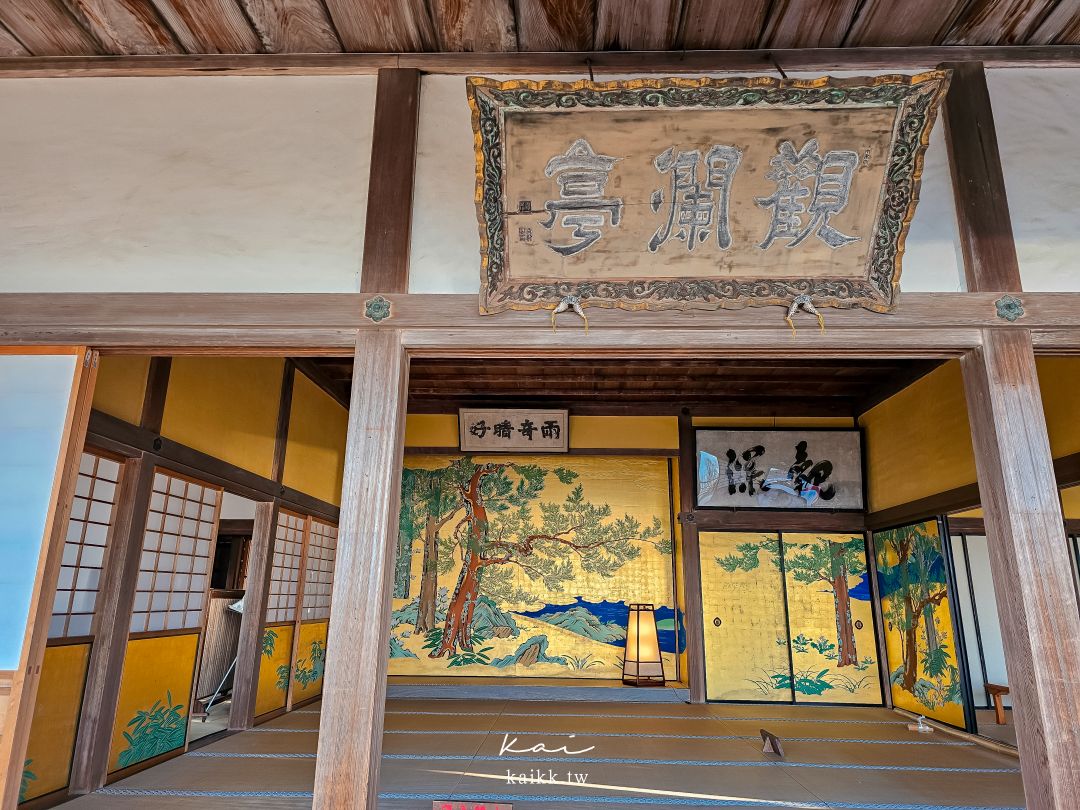 仙台松島觀瀾亭。超美海景古蹟榻榻米吃和菓子下午茶