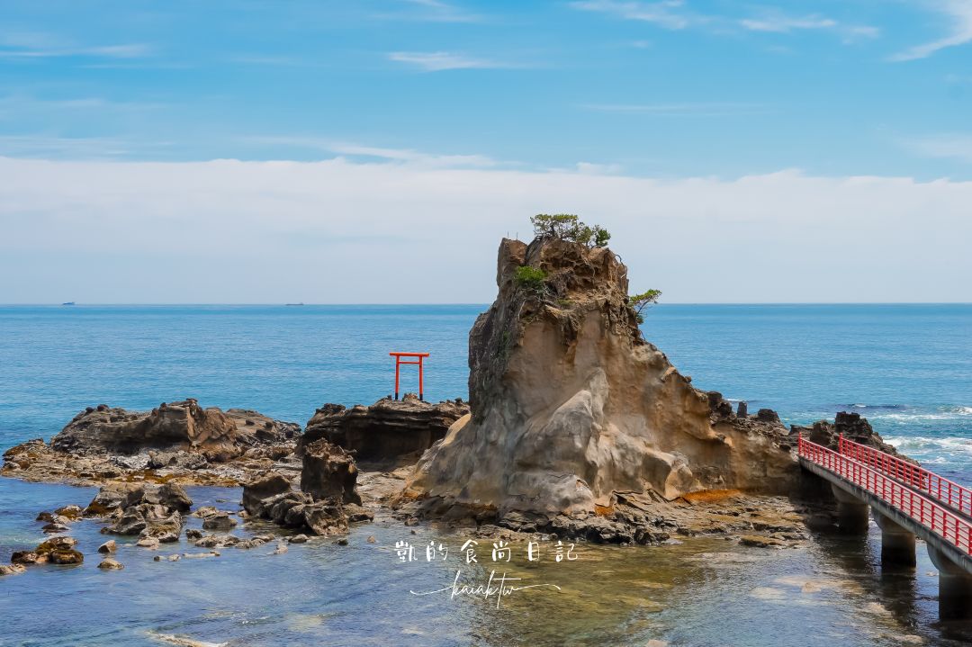 福島波立海岸。可遇而不可求的超震撼弁天島海上鳥居