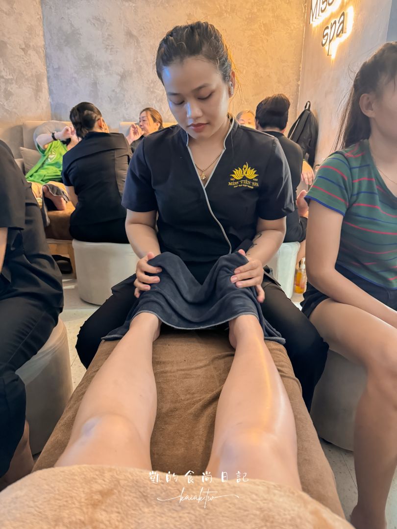 富國島越式洗頭推薦。富國陽東夜市Miss Tiên Spa環境、服務超棒！4.5星好評