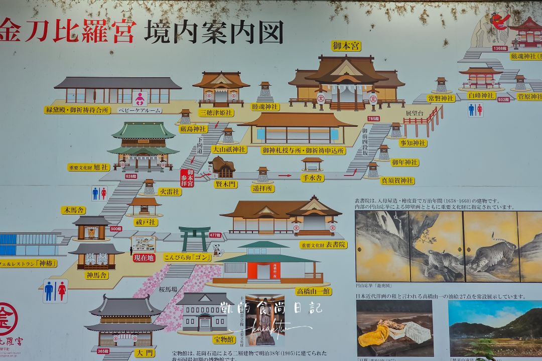 高松必訪景點金刀比羅宮攻略｜表參道足湯、美食必收藏。用琴電一日券交通超划算