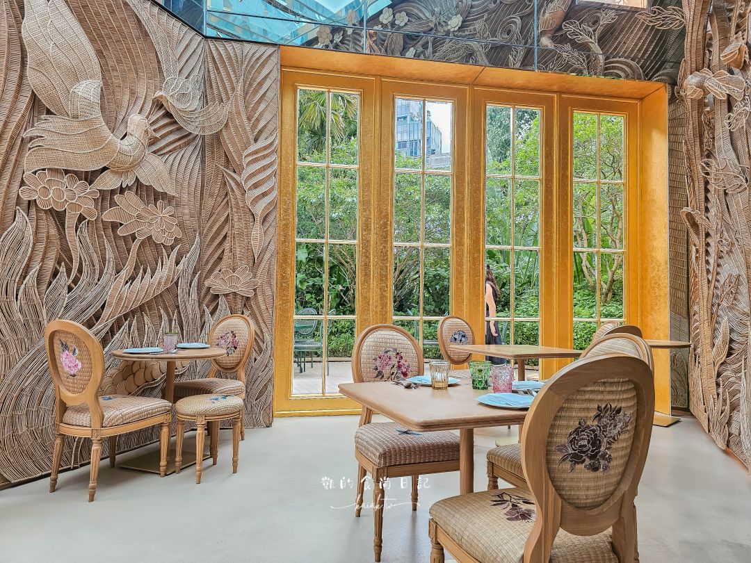 曼谷迪奧Gold House Dior Cafe開箱！金色玻璃溫室。Glasshouse 座位預約攻略＋必拍亮點大公開
