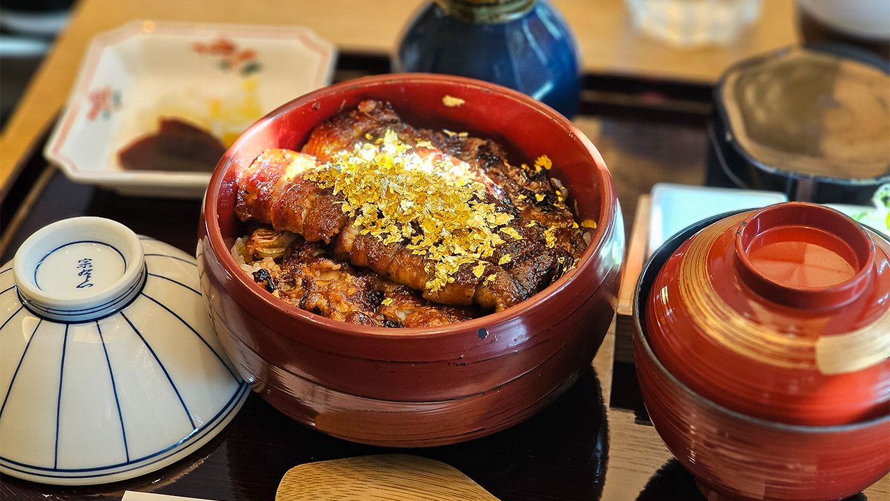 網站近期文章：名古屋必吃！閃瞎眼奢華「金箔鰻魚飯三吃」。ひつまぶし 名古屋 備長 大名古屋店