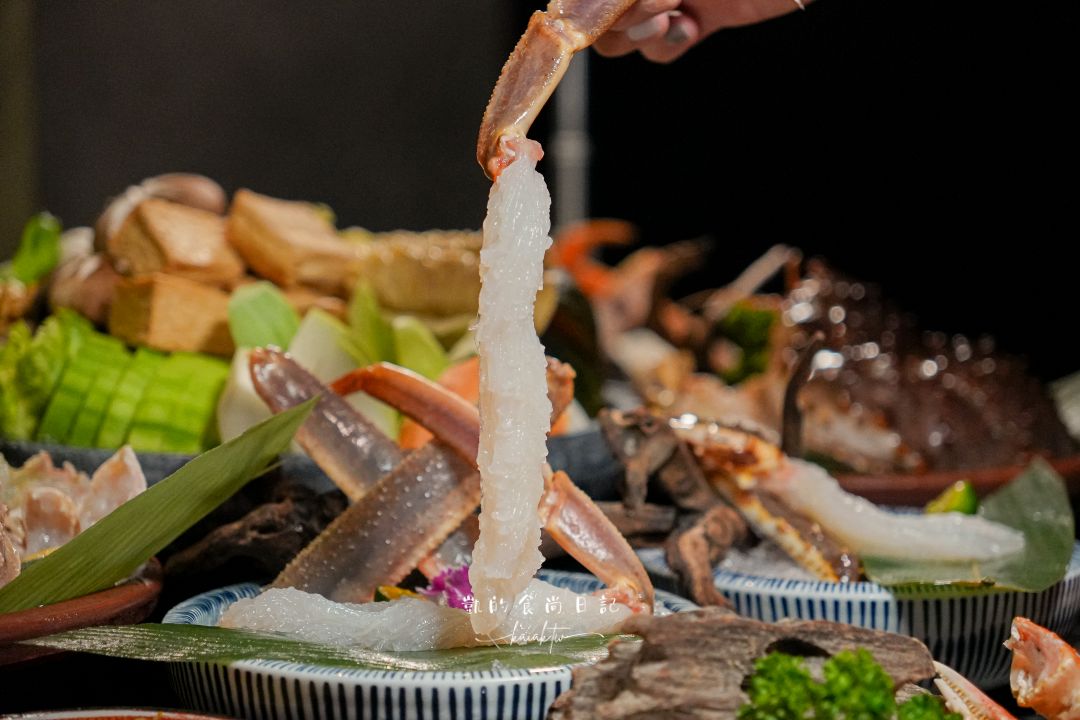 大安頂級海鮮鍋天花板！二本松季節限定帝王蟹、松葉蟹5吃。帶國外朋友來聚餐絕對好評！