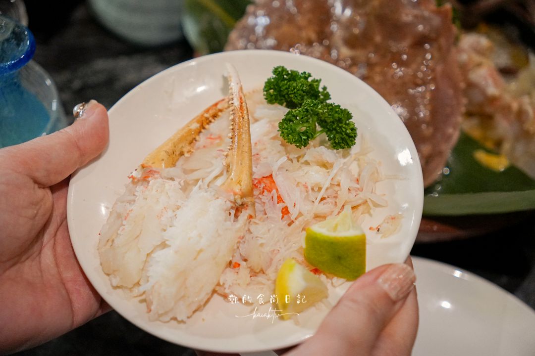 大安頂級海鮮鍋天花板！二本松季節限定帝王蟹、松葉蟹5吃。帶國外朋友來聚餐絕對好評！