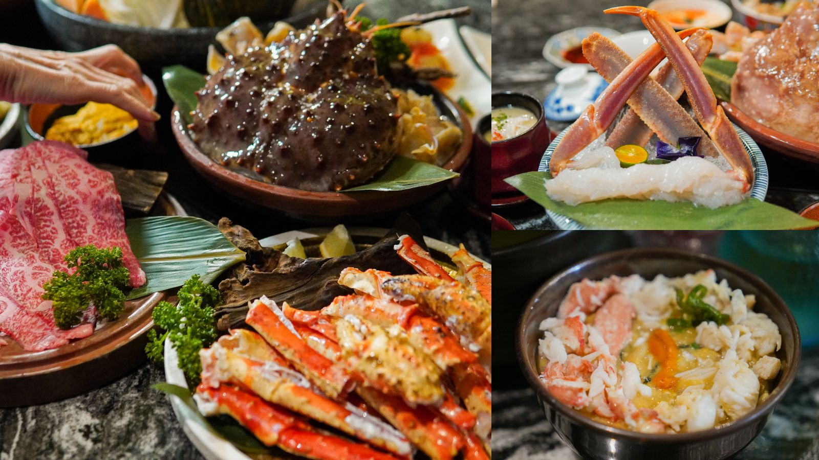 網站近期文章：大安頂級海鮮鍋天花板！二本松季節限定帝王蟹、松葉蟹5吃。帶國外朋友來聚餐絕對好評！