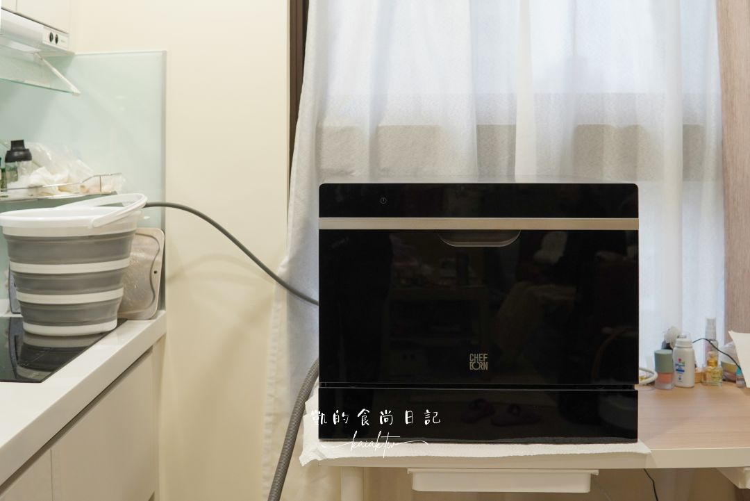 洗碗救星！CHEFBORN 韓國天廚 8人份免安裝獨立式紫外線自動開門洗碗機開箱