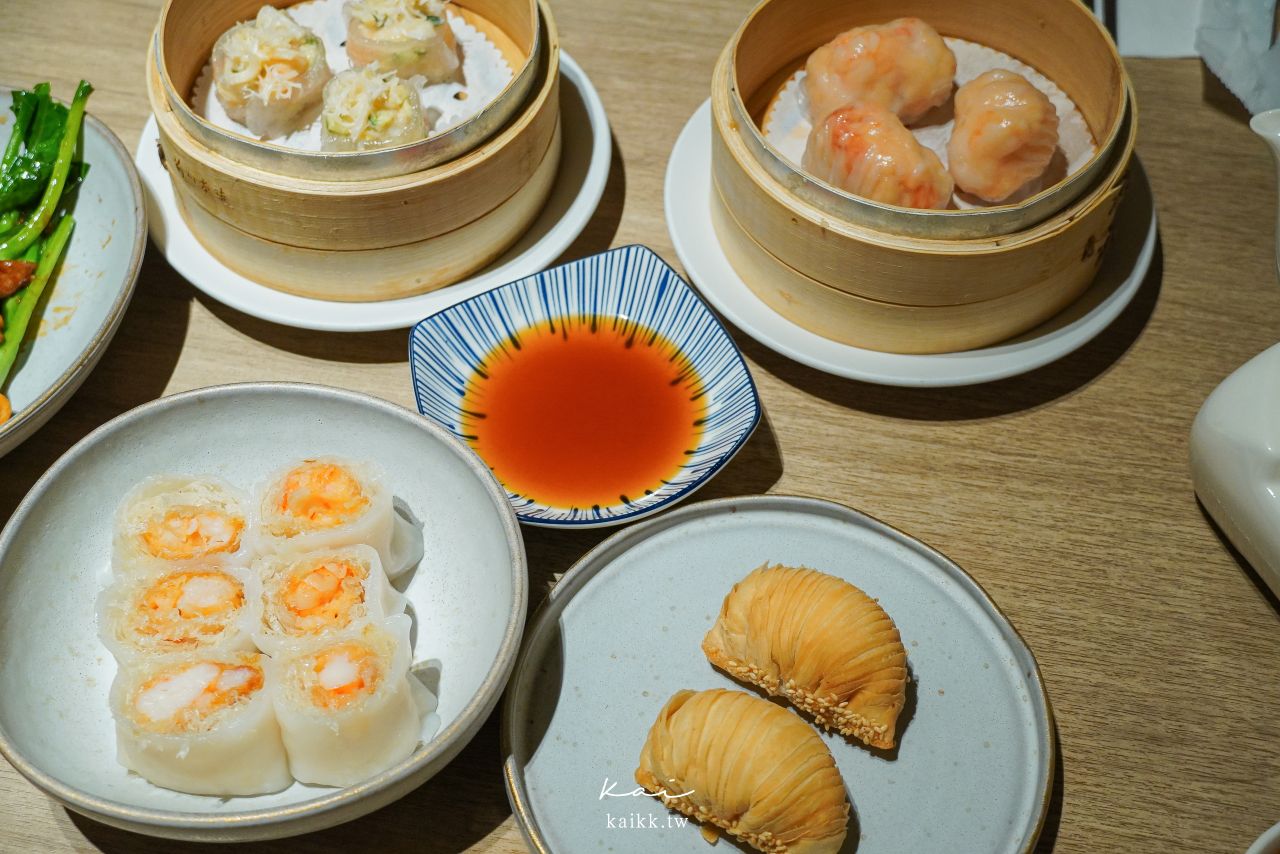 台北大直美食｜華漾DIM SUM忠泰樂生活店。港點控必吃！點心、甜點都太道地啦